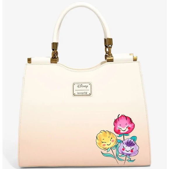 Loungefly Disney Alice in Wonderland Garden Flowers Satchel Crossbody Bag - Picture 2 of 12
